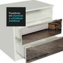 Imagem de Mesa de Cabeceira Madesa 3227 2 Gavetas com Espelho