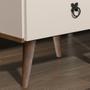 Imagem de Mesa De Cabeceira Madri 2 Gavetas Para Quarto Criado Retro LET Decor
