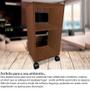 Imagem de Mesa de cabeceira Nicho em Madeira MDF 60 x 30 com Rodízio - Villandry