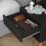Imagem de Mesa de Cabeceira Para Quarto Pés Palito Retrô 1 Gaveta Sleep