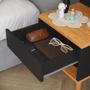 Imagem de Mesa de Cabeceira Para Quarto Pés Palito Retrô 1 Gaveta Sleep
