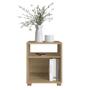 Imagem de Mesa de Cabeceira Siena Aveiro Oak com Prateleira e Nicho