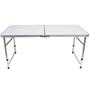 Imagem de Mesa de Camping Praia Dobrável 120x60 em Alumínio com 4 Bancos e Vira Maleta Importway Iwmcd-1264B