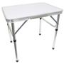 Imagem de Mesa de Camping Praia Dobrável 60x45 em Alumínio e Vira Maleta Importway IWMCD-6045