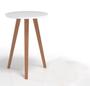 Imagem de Mesa De Canto Decora Sala Sofá Lateral Retro Alta Qualidade