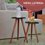 Imagem de Mesa De Canto Decorativa Para Sala Mesinha Lateral Sofá