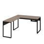 Imagem de Mesa de Canto em L Escrivaninha com 1 Gaveta Industrial 120x150cm