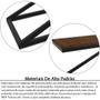 Imagem de Mesa De Centro Astana Retangular Para Sala Decor Madeira MDF Compacta Preta