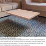 Imagem de Mesa de Centro Berlim Retangular em Aço e MDF Clean - Cobre e Jade