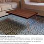 Imagem de Mesa de Centro Berlim Retangular em Aço e MDF Clean - Cobre e Villandry