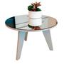 Imagem de Mesa De Centro Com Espelho Artely Holanda Cor Off White