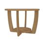 Imagem de Mesa De Centro Com Tampo De Vidro Artely Curve Carvalho Artely