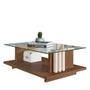 Imagem de Mesa de Centro Frizz com Tampo de Vidro - Madetec