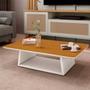 Imagem de Mesa de Centro Holambra Retangular EDN Cor Off White Cedro