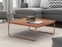 Imagem de Mesa de Centro Kairos Pé Cobre Bisart Decor