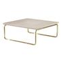 Imagem de Mesa de Centro Kairos Pé Cromado Bisart Decor