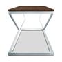Imagem de Mesa De Centro Mond Retangular Tampo Mdf Sala Decoração  Branca/Villandry