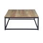 Imagem de Mesa de Centro Quadrada Dark Wood Just Home Collection