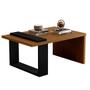 Imagem de Mesa De Centro Sala Jb 8020 Nature Com Preto - Movelove