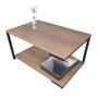 Imagem de Mesa de Centro Strassis Design SD-3090 Metal e MDF cor Preta