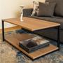 Imagem de Mesa de Centro Strassis Design SD-3090 Metal e MDF cor Preta