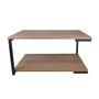 Imagem de Mesa de Centro Strassis Design SD-3090 Metal e MDF cor Preta