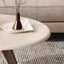 Imagem de Mesa De Centro Tampo Redondo 52x33cm Grazy Off White