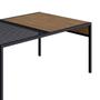 Imagem de Mesa de Centro Vadso 80 cm - Natural c/ Preto