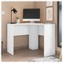 Imagem de Mesa De Computador Canto Office Cubic Branco - Caemmun