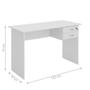 Imagem de Mesa de Computador com Gaveteiro 1200 Faucet Branco