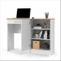 Imagem de Mesa de Computador Escrivaninha Com Organizador Space Branco com Cinamomo - Patrimar Móveis