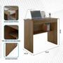 Mesa de computador freijó Escrivaninha prática 1 Gaveta - GKMOVEIS Imagem de Mesa de computador freijó Escrivaninha prática 1 Gaveta
