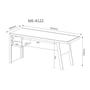 Mesa de Computador ME4122 c/ 2 Gavetas Branco - Tecno Mobili Imagem de Mesa de Computador ME4122 c/ 2 Gavetas Branco - Tecno Mobili