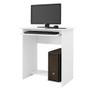 Imagem de Mesa de Computador ou Notebook Prática Básica Home Office Branco