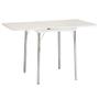 Imagem de Mesa de Cozinha Dobrável Retangular Nádia Cromada 120 cm