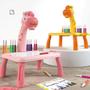 Imagem de Mesa de Desenho Pintura Infantil Interativa com Projetor e Musica Brinquedo Educativo Mesinha Lousa