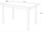Imagem de Mesa De Elisa Material Pinus Tamanho 120cm