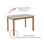 Imagem de Mesa De Elisa Material Pinus Tamanho 120cm