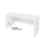 Imagem de Mesa de Escritório 155 cm com 3 Gavetas - Branco