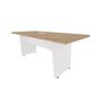 Imagem de Mesa de Escritório 2,00m 1 CX de Tomada Pé Painel Angular F5
