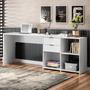 Mesa de Escritório em L 2 Gavetas 3 Nichos Office NT 2060 - Notável Móveis Imagem de Mesa de Escritório em L 2 Gavetas 3 Nichos Office NT 2060