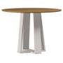 Imagem de Mesa de Jantar 100x100 cm Isabela sem Vidro Off White Ype  New Ceval