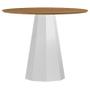 Imagem de Mesa de Jantar 100x100 cm Isis sem Vidro Off White Ype  New Ceval