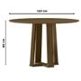 Imagem de Mesa De Jantar 120 Cm Isabela Sem Vidro Imbuia - New Ceval