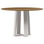 Imagem de Mesa De Jantar 120 Cm Isabela Sem Vidro Off White Ype - New Ceval