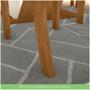 Imagem de Mesa de Jantar 160cm com 6 Cadeiras Nature Off White E Linho