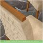 Imagem de Mesa de Jantar 160cm com 6 Cadeiras Nature Off White E Linho