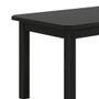 Imagem de Mesa de Jantar 220cm 10 Lugares Pés Madeira Maciça Preto Safira Shop JM