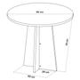 Imagem de Mesa de Jantar 4 Lugares Disney Mel/Blonde/Nude - Panorama Móveis