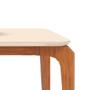 Imagem de Mesa de Jantar 4 Lugares Retangular 136 cm - Freijo/Off White Rouge Dj ( Sem Cadeiras )